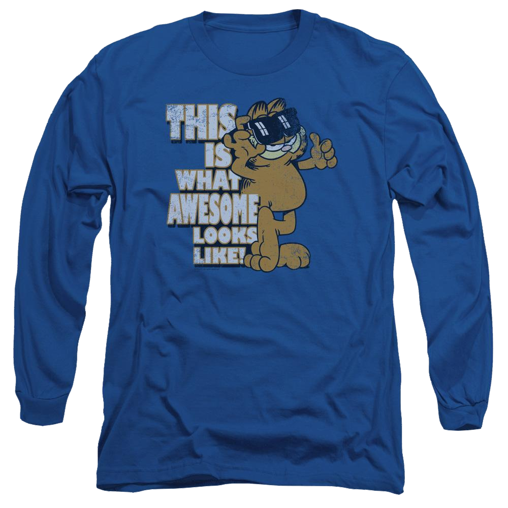 Garfield Awesome - Men's Long Sleeve T-Shirt Men's Long Sleeve T-Shirt Garfield   