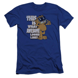 Garfield Awesome - Men's Premium Slim Fit T-Shirt Men's Premium Slim Fit T-Shirt Garfield   