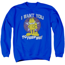 Garfield I Want You - Men's Crewneck Sweatshirt Men's Crewneck Sweatshirt Garfield   
