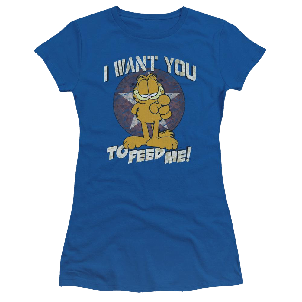 Garfield I Want You - Juniors T-Shirt Juniors T-Shirt Garfield   