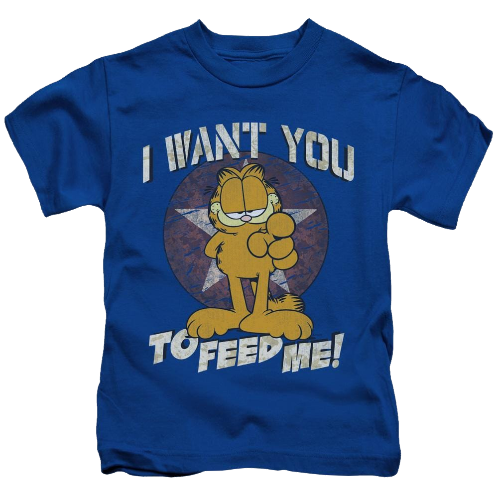 Garfield I Want You - Kid's T-Shirt (Ages 4-7) Blue Kid's T-Shirt (Ages 4-7) Garfield   