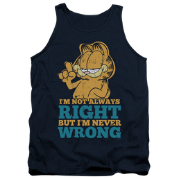 Garfield Never Wrong Men's Tank Men's Tank Garfield   