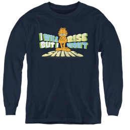 Garfield Rise Not Shine - Youth Long Sleeve T-Shirt Youth Long Sleeve T-Shirt Garfield   