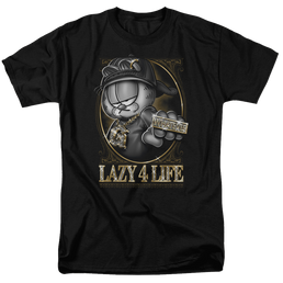 Garfield Lazy 4 Life - Men's Regular Fit T-Shirt Men's Regular Fit T-Shirt Garfield   