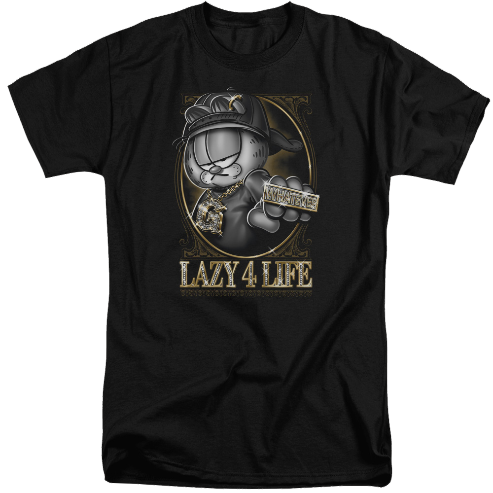 Garfield Lazy 4 Life - Men's Tall Fit T-Shirt Men's Tall Fit T-Shirt Garfield   