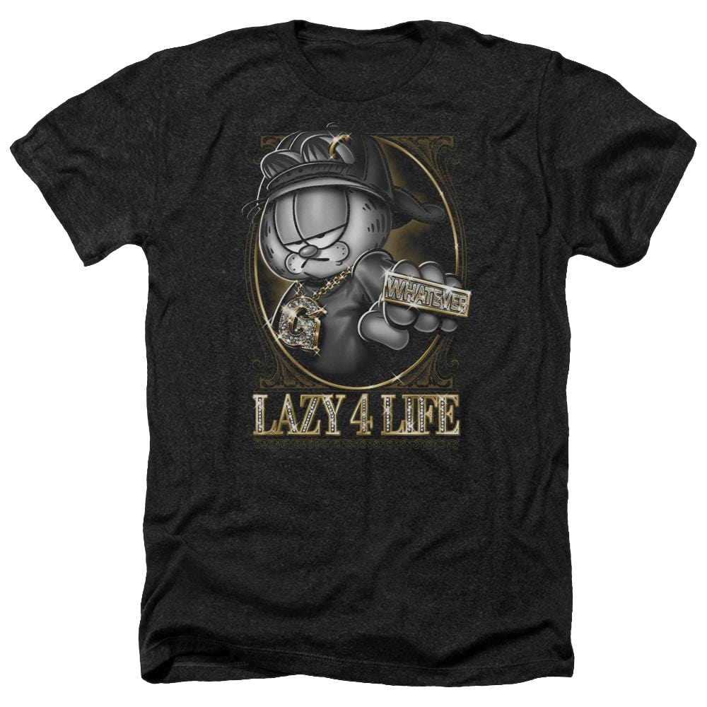 Garfield Lazy 4 Life - Men's Heather T-Shirt Men's Heather T-Shirt Garfield   
