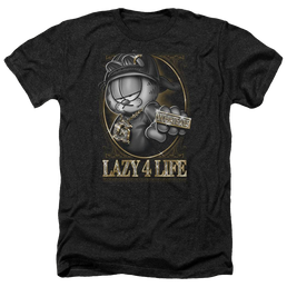Garfield Lazy 4 Life - Men's Heather T-Shirt Men's Heather T-Shirt Garfield   