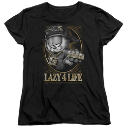 Garfield Lazy 4 Life - Women's T-Shirt Women's T-Shirt Garfield   