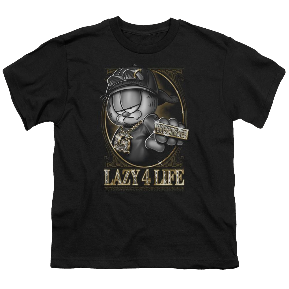 Garfield Lazy 4 Life - Youth T-Shirt (Ages 8-12) Youth T-Shirt (Ages 8-12) Garfield   