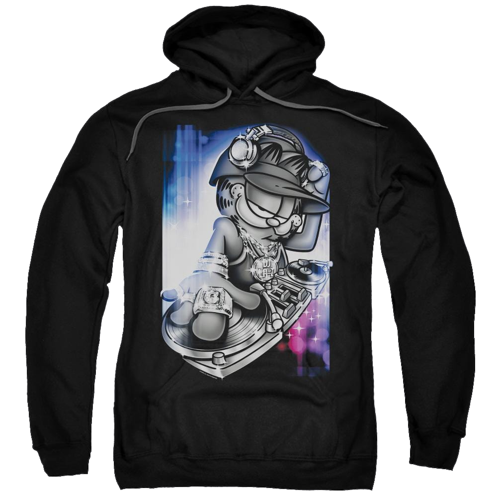 Garfield Dj Lazy - Pullover Hoodie Pullover Hoodie Garfield   
