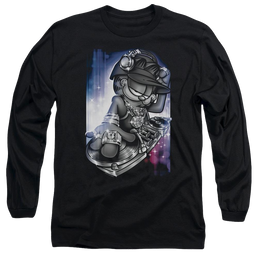 Garfield Dj Lazy - Men's Long Sleeve T-Shirt Men's Long Sleeve T-Shirt Garfield   