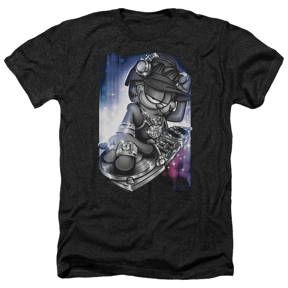 Garfield Dj Lazy - Men's Heather T-Shirt Men's Heather T-Shirt Garfield   