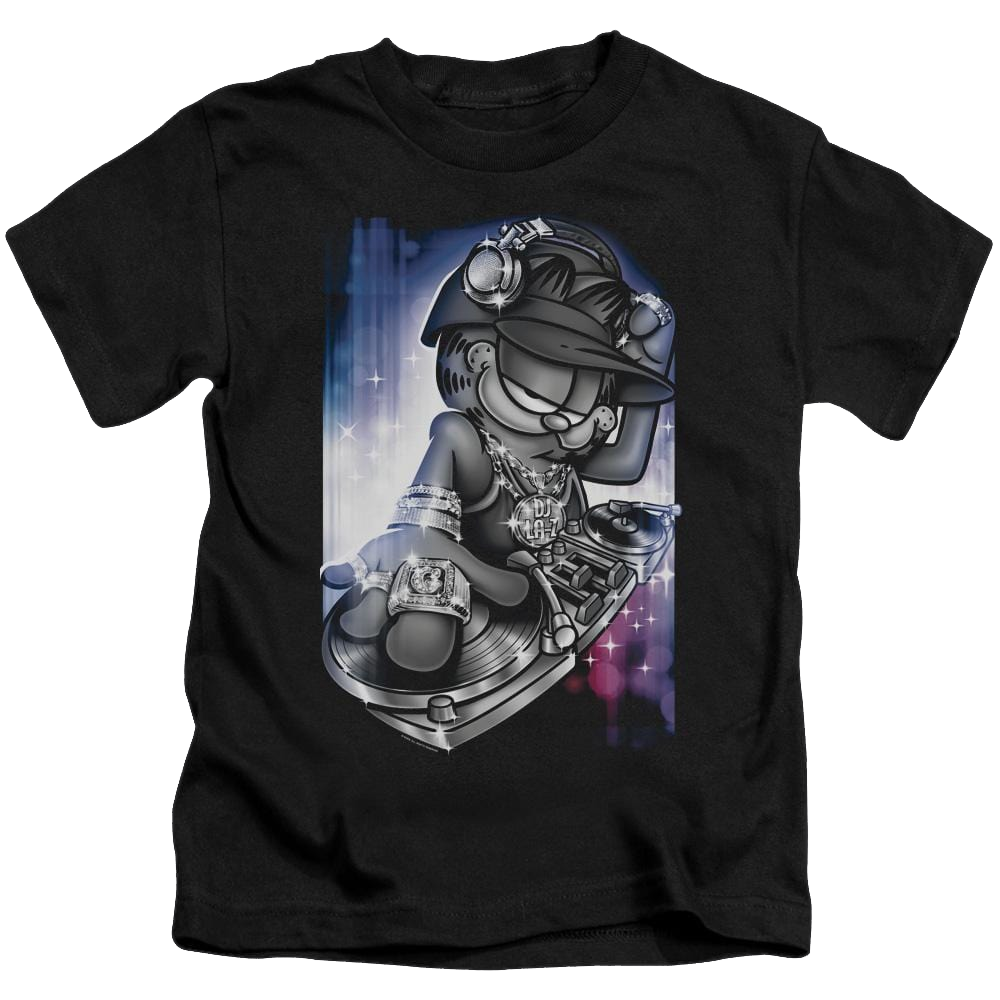 Garfield Dj Lazy - Kid's T-Shirt (Ages 4-7) Kid's T-Shirt (Ages 4-7) Garfield   