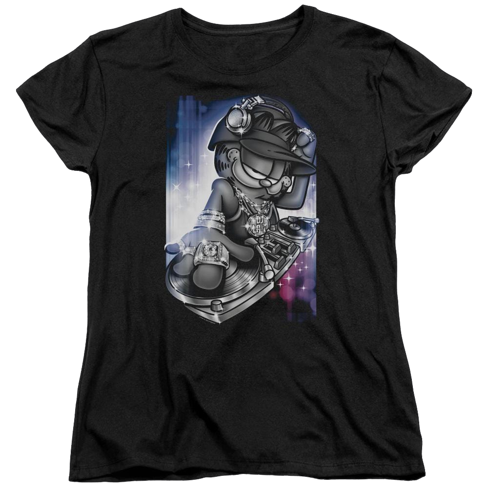 Garfield Dj Lazy - Women's T-Shirt Women's T-Shirt Garfield   