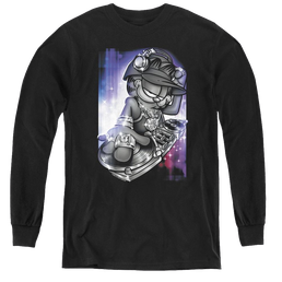 Garfield Dj Lazy - Youth Long Sleeve T-Shirt Youth Long Sleeve T-Shirt Garfield   