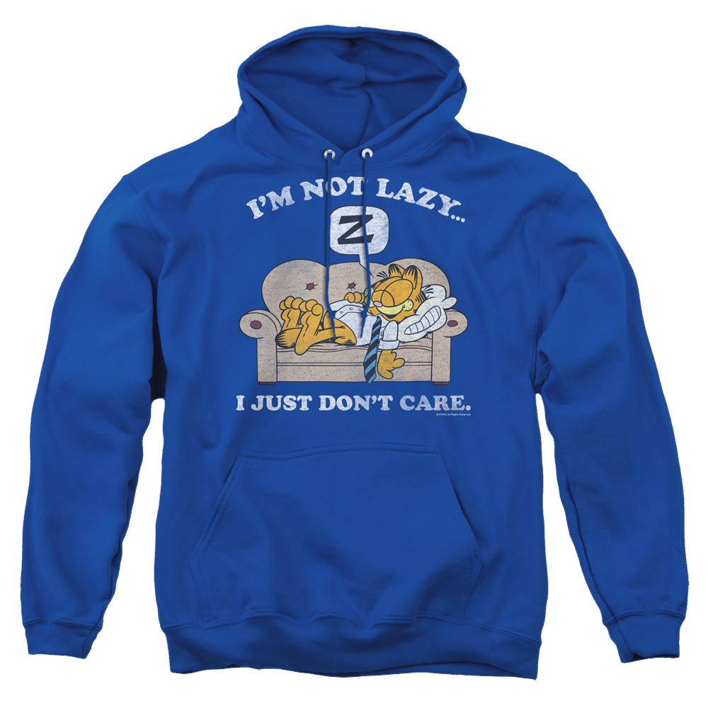 Garfield Not Lazy - Pullover Hoodie Pullover Hoodie Garfield   