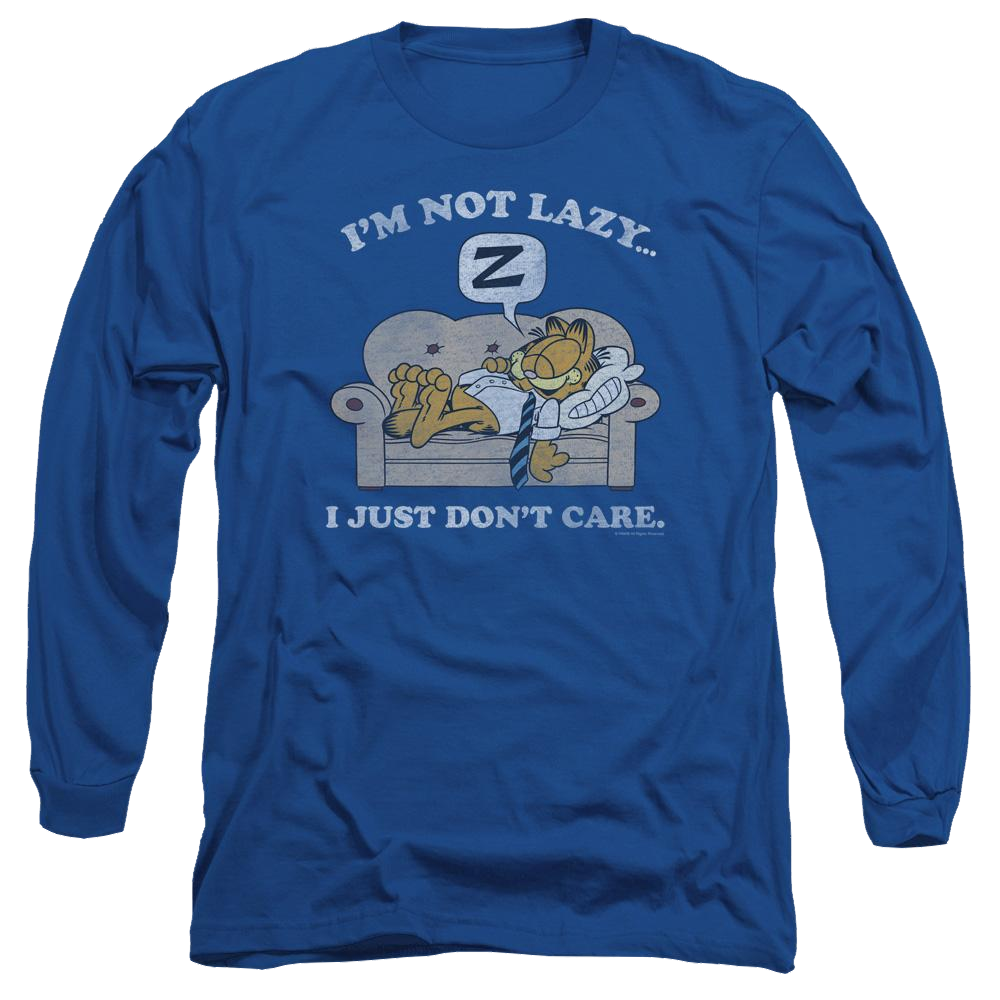 Garfield Not Lazy - Men's Long Sleeve T-Shirt Men's Long Sleeve T-Shirt Garfield   