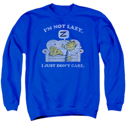 Garfield Not Lazy - Men's Crewneck Sweatshirt Men's Crewneck Sweatshirt Garfield   