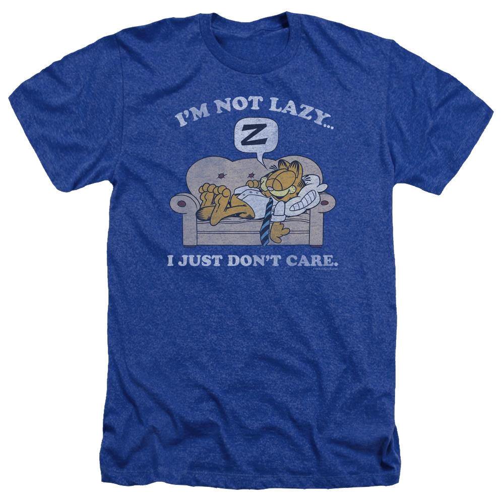 Garfield Not Lazy - Men's Heather T-Shirt Men's Heather T-Shirt Garfield   