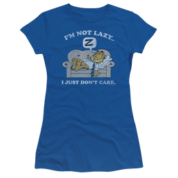 Garfield Not Lazy - Juniors T-Shirt Juniors T-Shirt Garfield   
