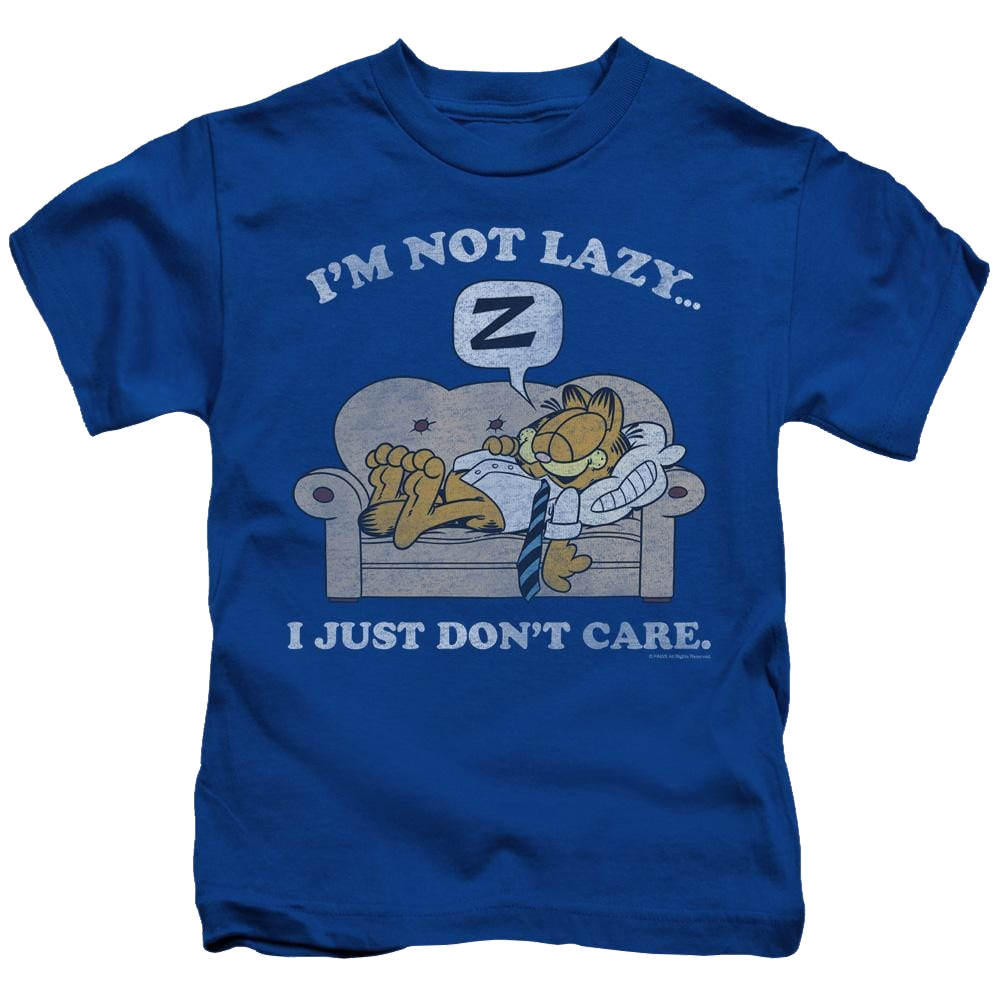 Garfield Not Lazy - Kid's T-Shirt (Ages 4-7) Kid's T-Shirt (Ages 4-7) Garfield   