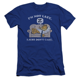 Garfield Not Lazy - Men's Premium Slim Fit T-Shirt Men's Premium Slim Fit T-Shirt Garfield   