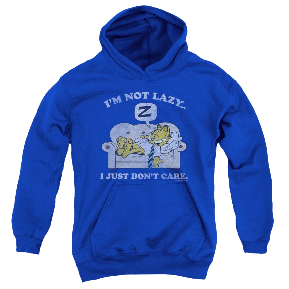 Garfield Not Lazy - Youth Hoodie (Ages 8-12) Youth Hoodie (Ages 8-12) Garfield   