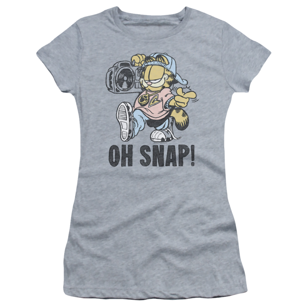 Garfield Oh Snap - Juniors T-Shirt Juniors T-Shirt Garfield   