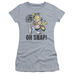 Garfield Oh Snap - Juniors T-Shirt Juniors T-Shirt Garfield   