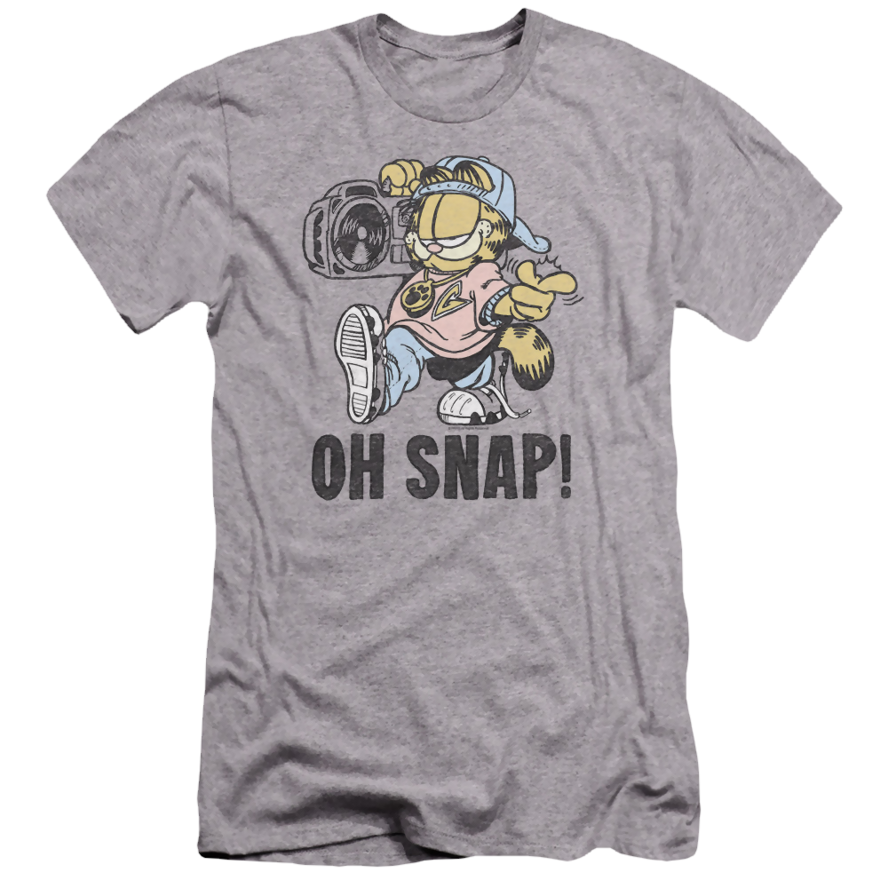 Garfield Oh Snap - Men's Premium Slim Fit T-Shirt Men's Premium Slim Fit T-Shirt Garfield   