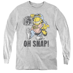 Garfield Oh Snap - Youth Long Sleeve T-Shirt Youth Long Sleeve T-Shirt Garfield   