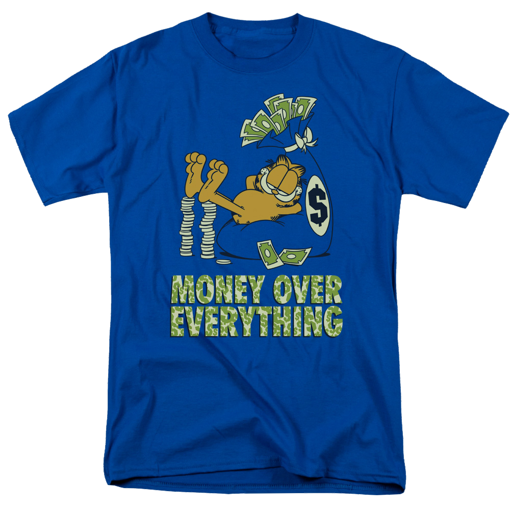 Garfield Money Is Everything - Men's Regular Fit T-Shirt Men's Regular Fit T-Shirt Garfield   
