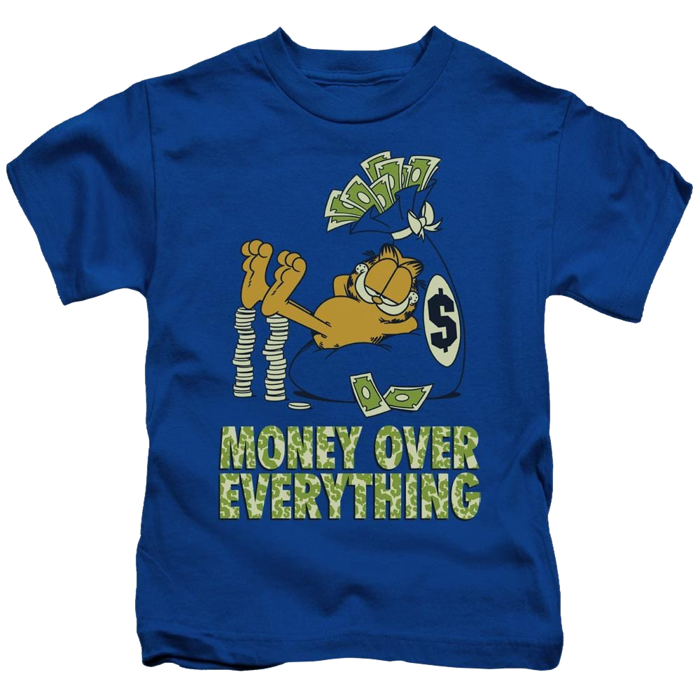 Garfield Money Is Everything - Kid's T-Shirt (Ages 4-7) Kid's T-Shirt (Ages 4-7) Garfield   