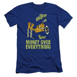 Garfield Money Is Everything - Men's Premium Slim Fit T-Shirt Men's Premium Slim Fit T-Shirt Garfield   