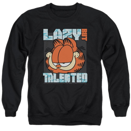 Garfield Lazy But Talented - Men's Crewneck Sweatshirt Men's Crewneck Sweatshirt Garfield   