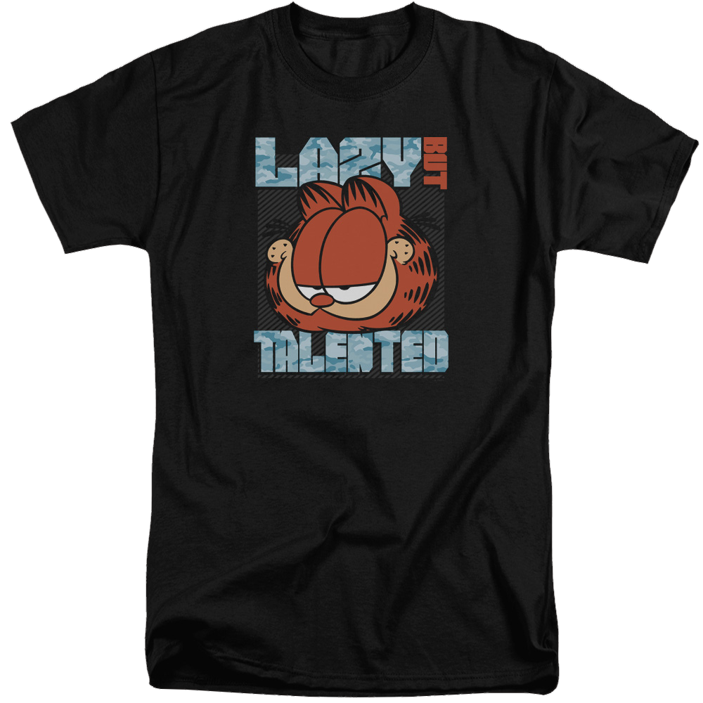 Garfield Lazy But Talented - Men's Tall Fit T-Shirt Men's Tall Fit T-Shirt Garfield   