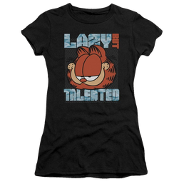 Garfield Lazy But Talented - Juniors T-Shirt Juniors T-Shirt Garfield   