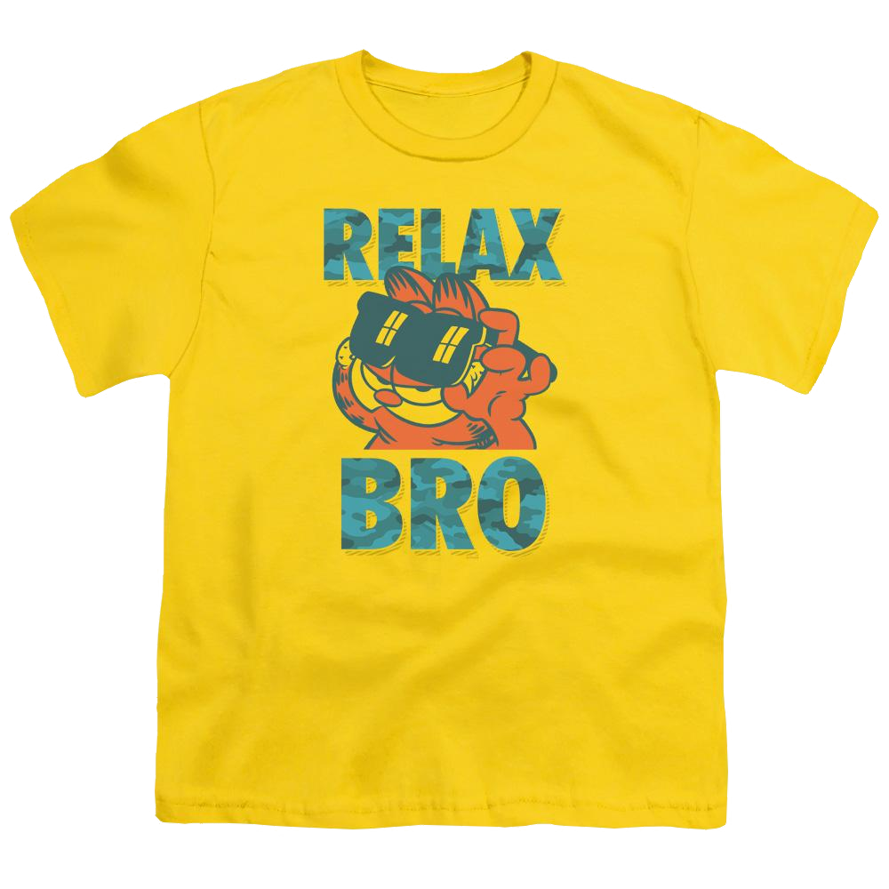 Garfield Relax Bro - Youth T-Shirt (Ages 8-12) Youth T-Shirt (Ages 8-12) Garfield   