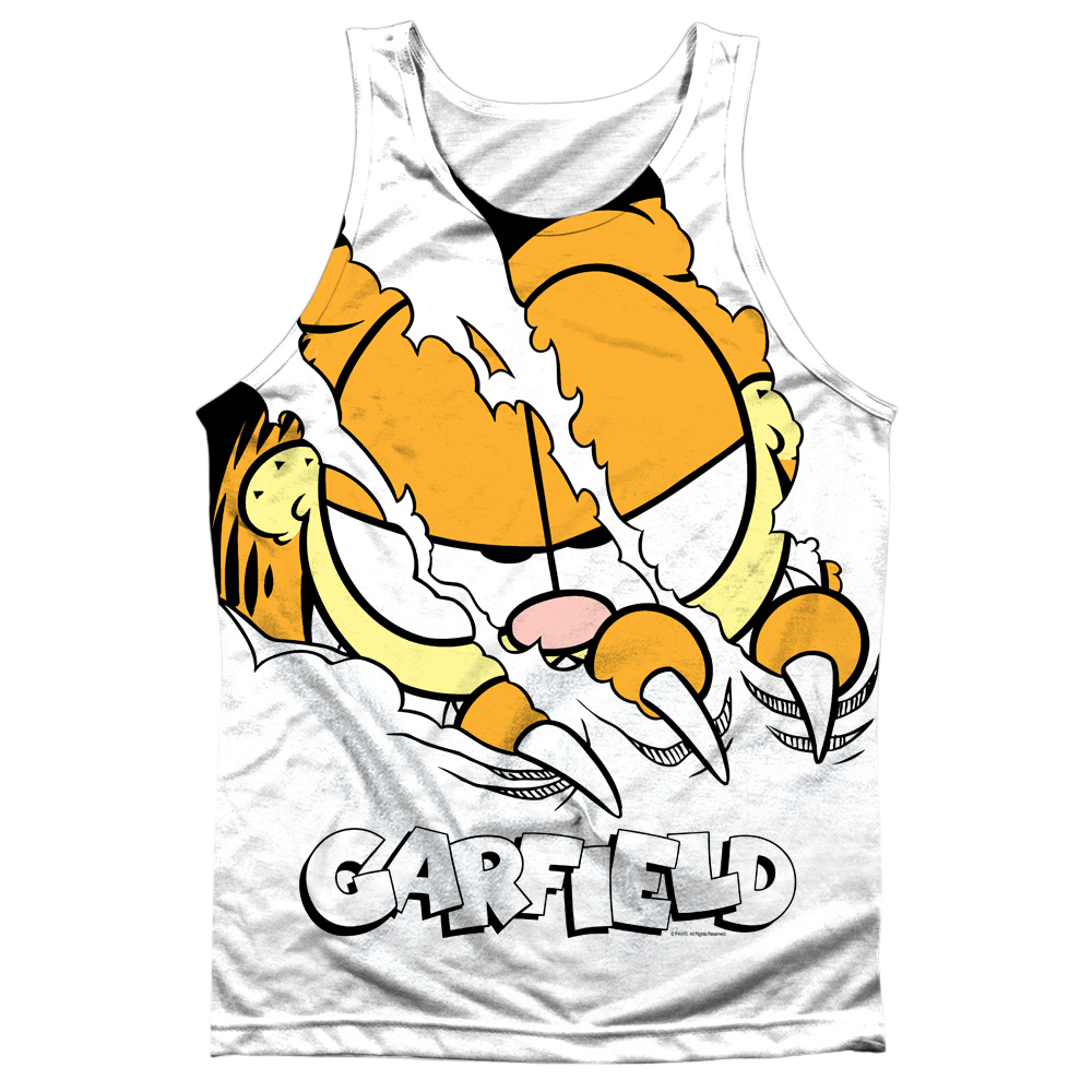 Garfield Torn - Men's All Over Print Tank Top Men's All Over Print Tank Garfield   