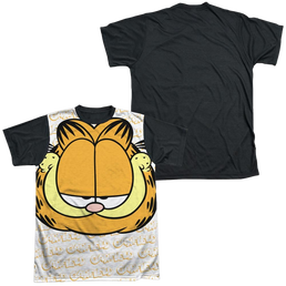 Garfield Big Face - Men's Black Back T-Shirt Men's Black Back T-Shirt Garfield   