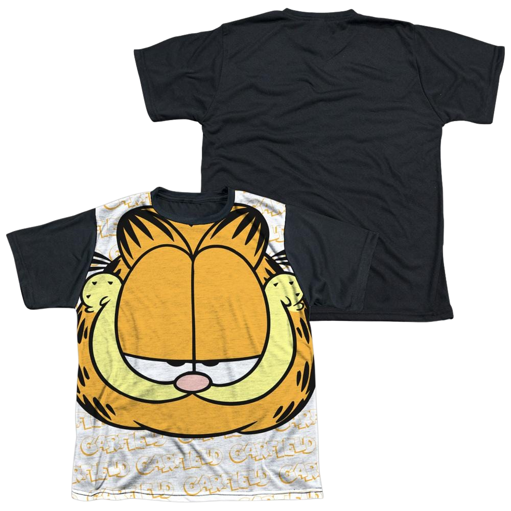 Garfield Big Face - Youth Black Back T-Shirt (Ages 8-12) Youth Black Back T-Shirt (Ages 8-12) Garfield   