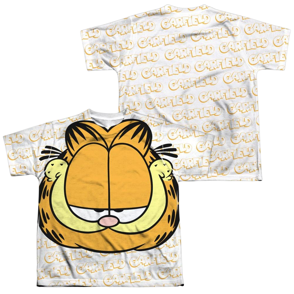 Garfield Big Face - Youth All-Over Print T-Shirt (Ages 8-12) Youth All-Over Print T-Shirt (Ages 8-12) Garfield   