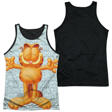 Garfield Free Hugs men's black back tank