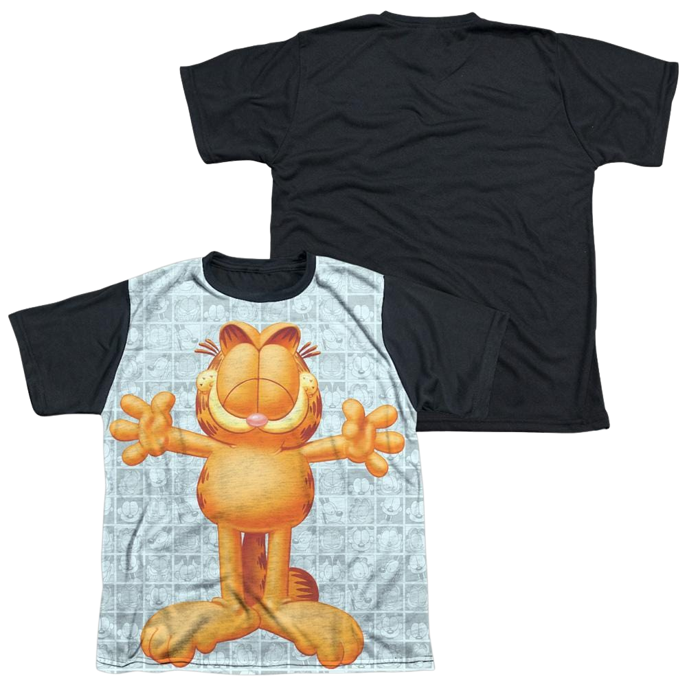 Garfield Free Hugs - Youth Black Back T-Shirt (Ages 8-12) Youth Black Back T-Shirt (Ages 8-12) Garfield   