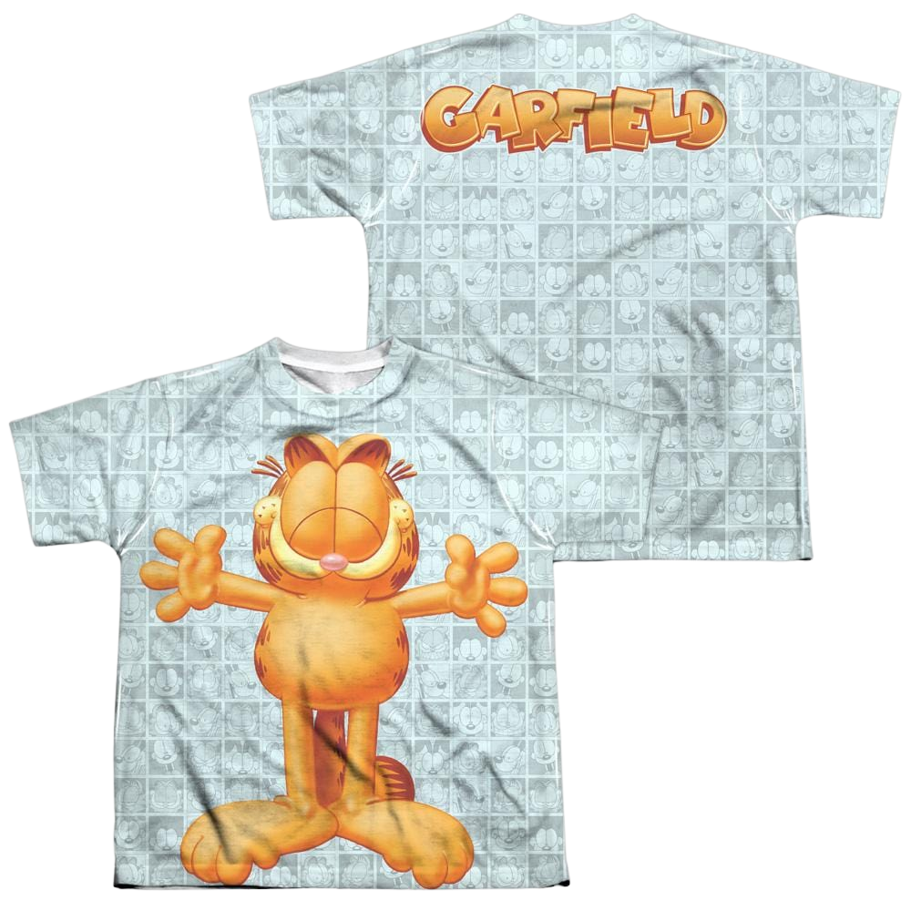 Garfield Free Hugs - Youth All-Over Print T-Shirt (Ages 8-12) Youth All-Over Print T-Shirt (Ages 8-12) Garfield   