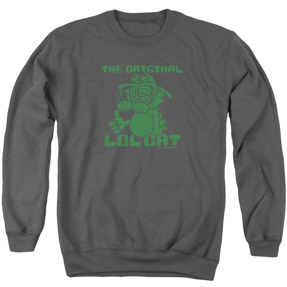 Garfield Og Lol - Men's Crewneck Sweatshirt Men's Crewneck Sweatshirt Garfield   