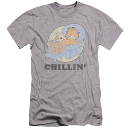 Garfield Chillin - Men's Premium Slim Fit T-Shirt Men's Premium Slim Fit T-Shirt Garfield   