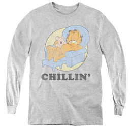 Garfield Chillin - Youth Long Sleeve T-Shirt Youth Long Sleeve T-Shirt Garfield   