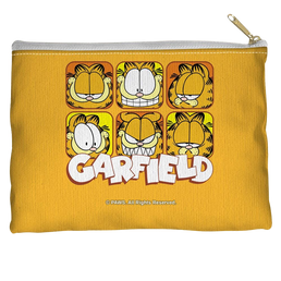 Garfield Faces - Straight Bottom Accessory Pouch Straight Bottom Accessory Pouches Garfield   