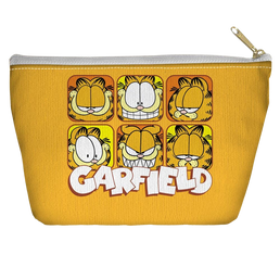 Garfield Faces - Straight Bottom Accessory Pouch T Bottom Accessory Pouches Garfield   